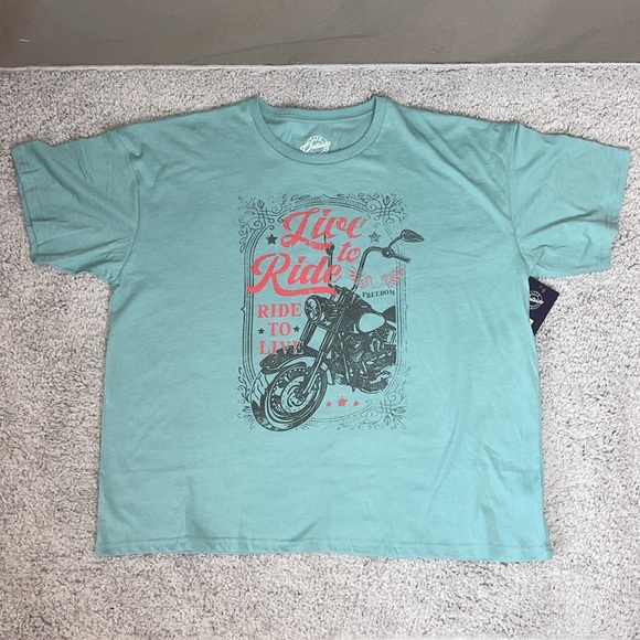 Assorted Sizes: ’Live To Ride- Ride To Live’ tees-NWT - Picture 2 of 5
